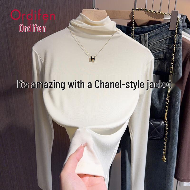 

Audifen Women s High Collar Thermal Base Layer Top XL