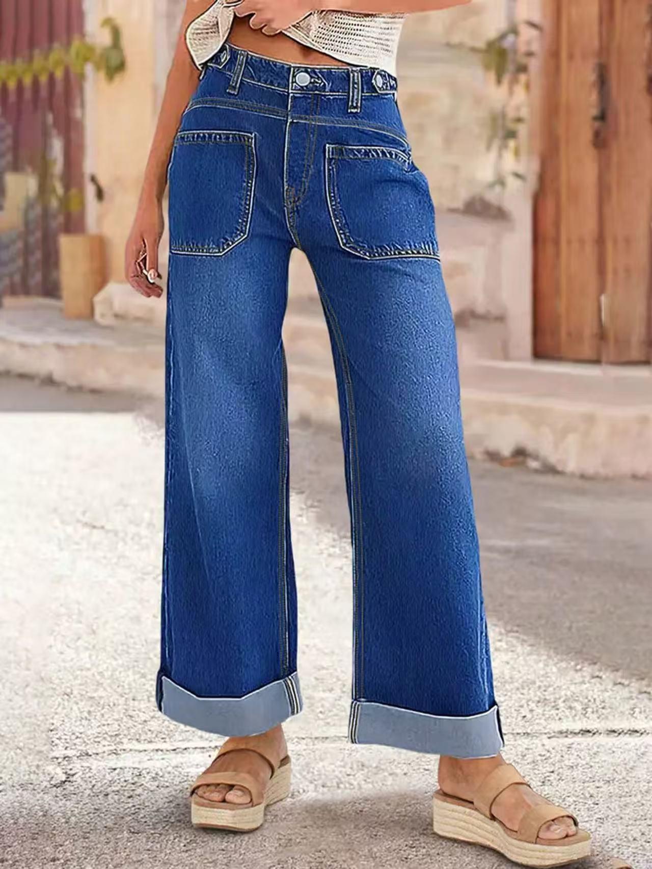 

High-Quality Unique Design Women s Jeans L синий