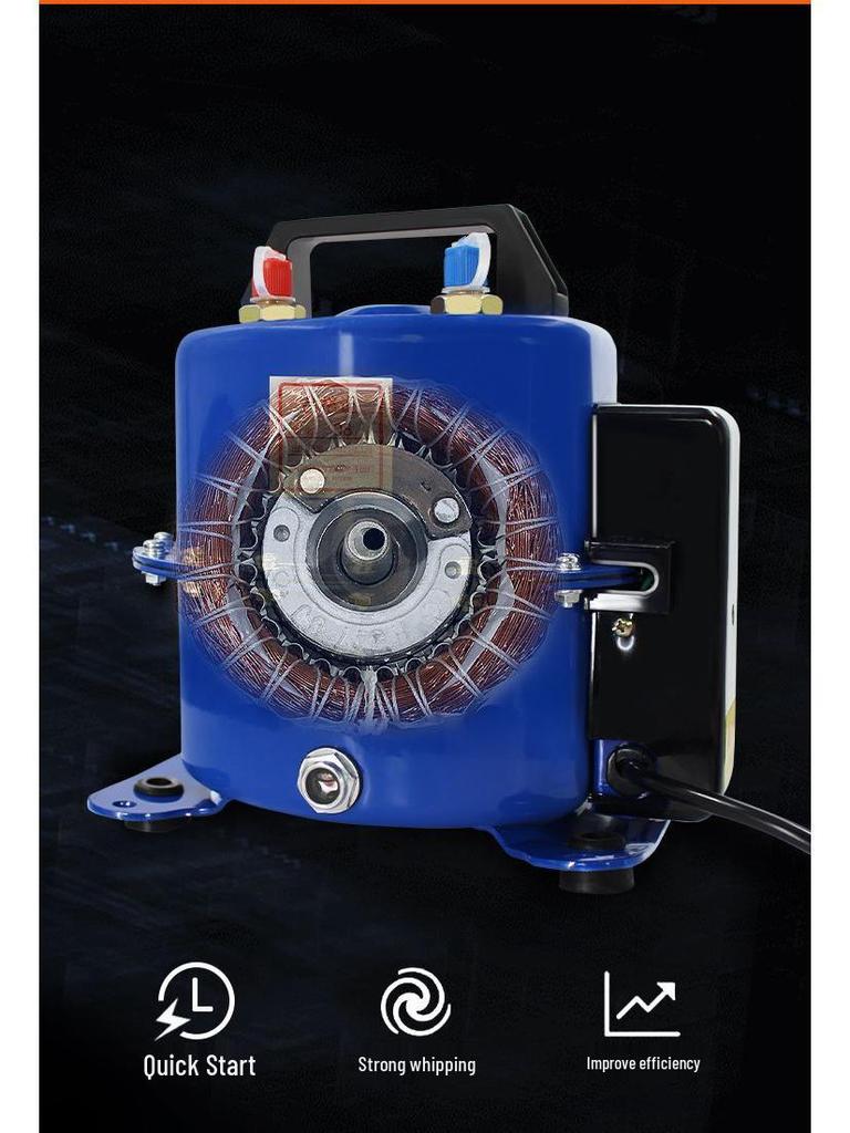 Dual-Use Automotive A/C Vacuum Pump for Evacuation, Pressurization & Leak Detection