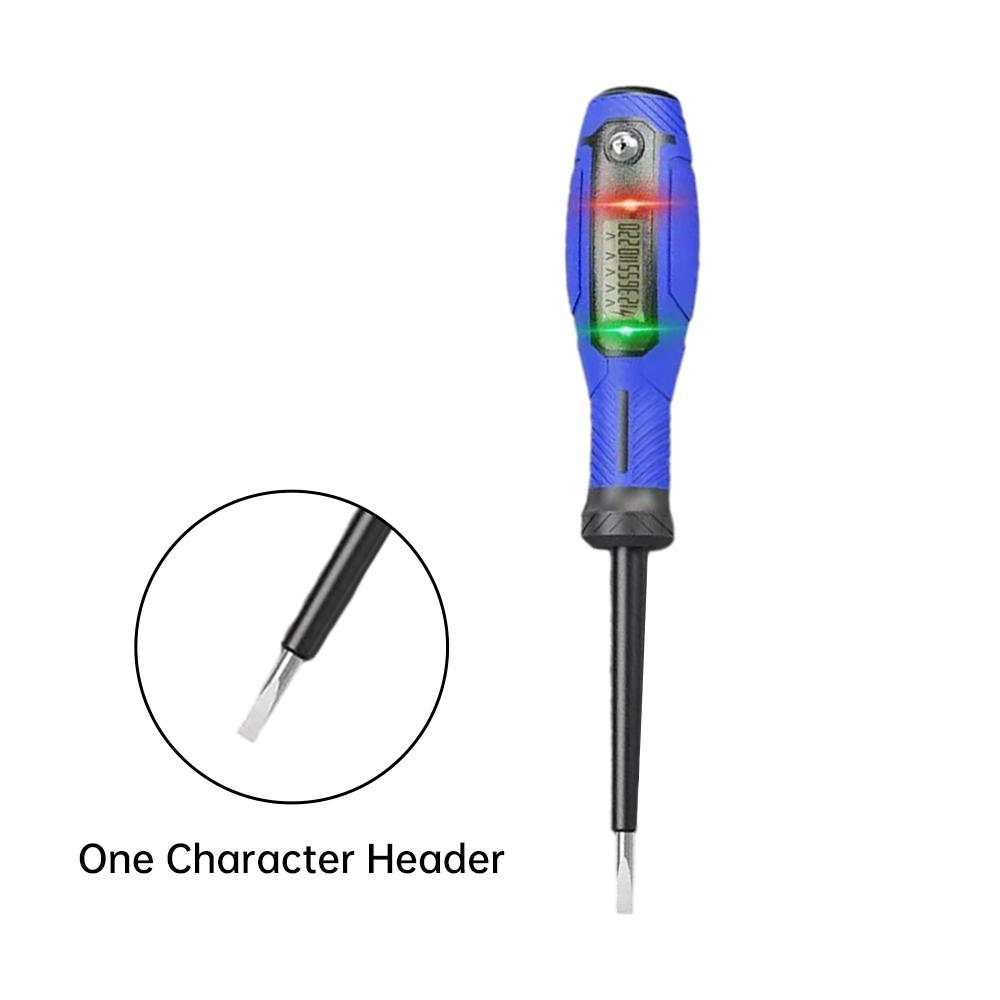 12-220V Non-Contact Screwdriver Voltage Tester Pen LCD Display Screen Voltmeter Detector Electrical Pen Voltage Indicator