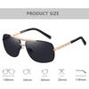 Luxury Fashion Brand Designer Sunglasses Men  New Vintage Elegant Square Cool Shades Glasses Outdoor Party Travel Sunglasses