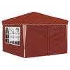 Pop Up Party Tent 288 X 288 X 245 Cm Terracotta Oxford Fabric