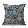 Uk Artist Walter Crane Peacock Swan Design Pattern Birds Home Decoration Sofa Throw Pillow Case Cotton Linen Cushion Cover Case