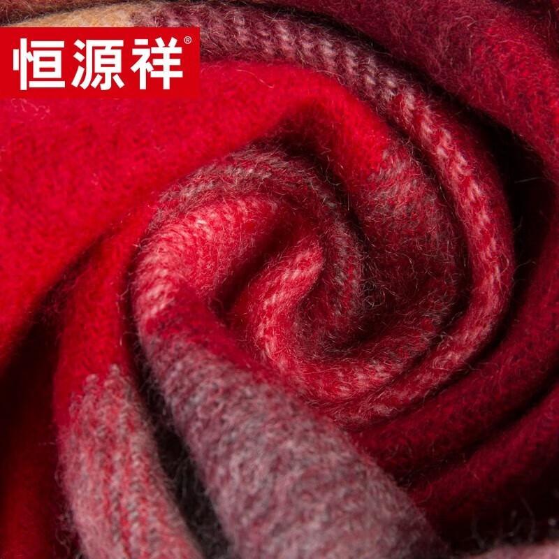 Hengyuanxiang Women's Cashmere Scarf, 30x180cm