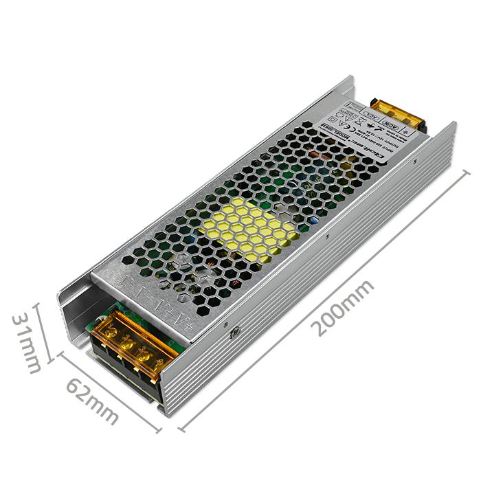 Qoltec Zasilacz Impulsowy Do LED | 150W | 12V | 12.5A | Slim