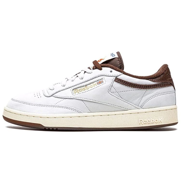 

Reebok Bodega x Club C 85 15th Anniversary Мужские кроссовки Белый Чисто-серый Кирпично-коричневый H03350 42.5