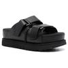 New UGG Goldenstar Hi Slide Sandal 'Black' Women's 1152651-BLK