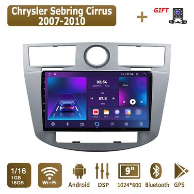 Autoradio Android pour Chrysler Sebring Cirrus 2007-2010 Lecteur multimédia Unité principale Stéréo Navigation GPS BT WIFI 1 + 16 Go