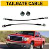 2pcs Rear Tailgate Cables Straps For 2007-2016 Chevrolet Silverado GMC Sierra