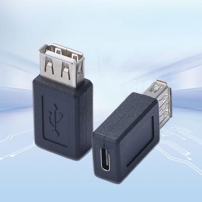 USB 2.0 Buchse auf Typ C Buchse OTG Adapter Unterstützt 5V/3A Laden & 480Mbps Datenübertragung für Maus, Tastatur und mehr