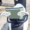 2Pcs Removable Motorcycle Helmet Decoration Lovely Angel Devil Wings Stickers Easy To Install Motorbike Cycling Supplies