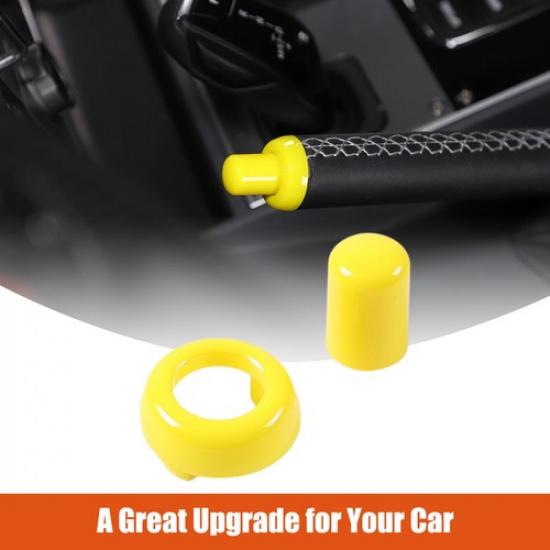 Yellow ABS Handbrake hand Brake Button Cover Trim For Ineos Grenadier -2025