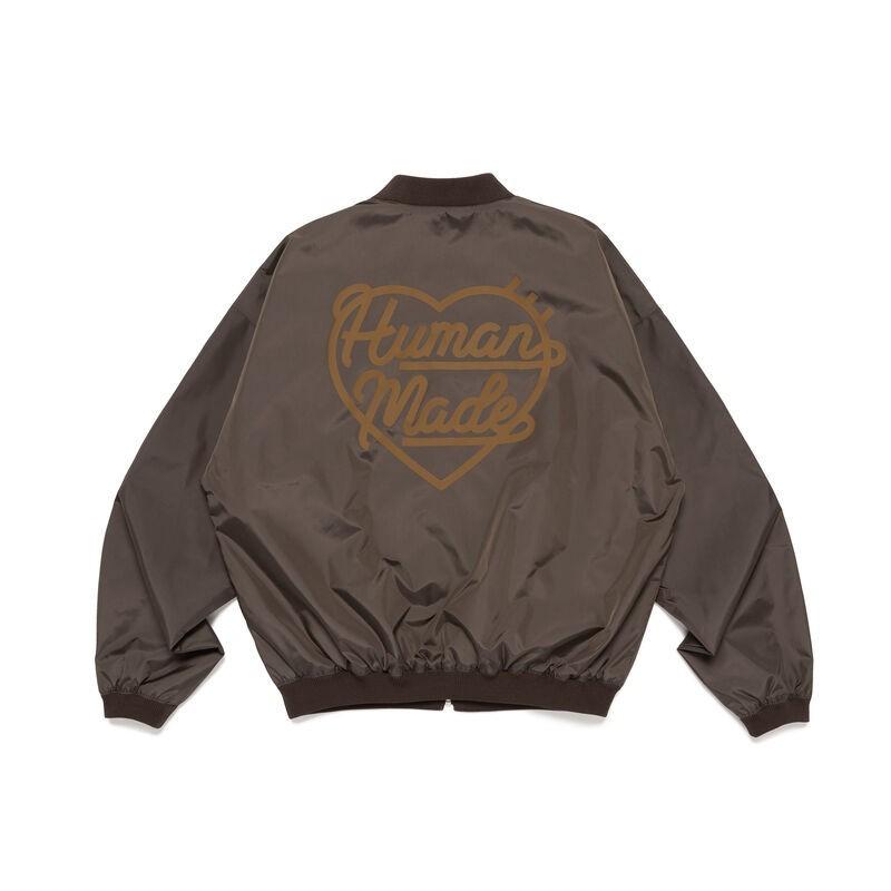 HUMAN MADE Nylon-Blouson Braun