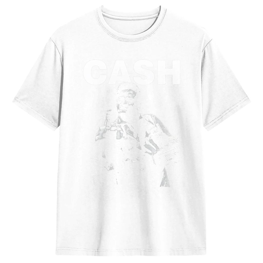 T-shirt Johnny Cash Dito Medio Spiaggia T-shirt Popolari Cotone Comodo Top Oversize Magliette Manica Corta Y2K Top Basici