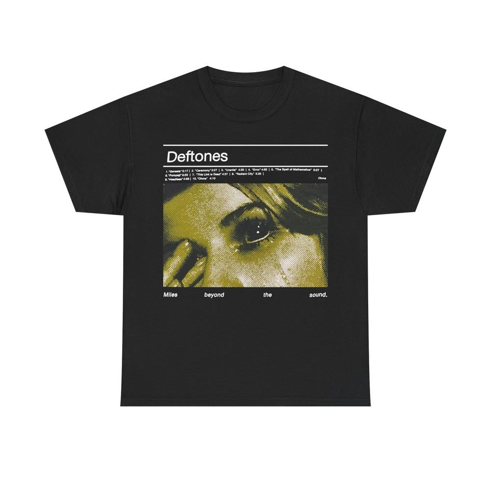 Deftones OHMS Tracklist Tees TShirts OHMS Album Tour Merch All Sizes Unisex T-Shirt M