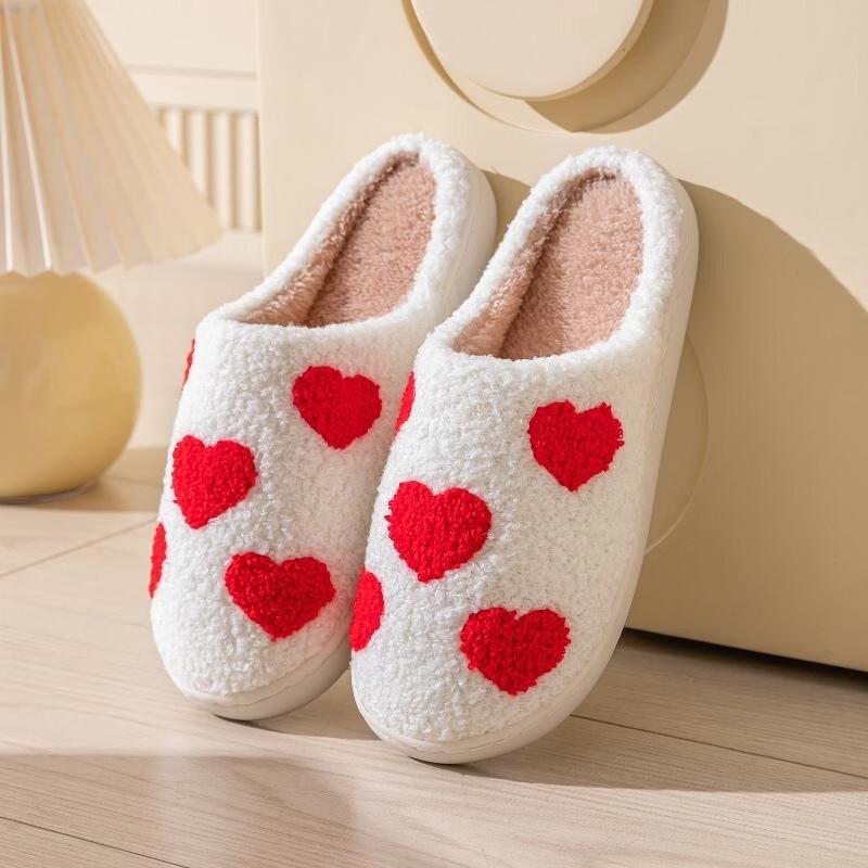 Winter Cartoon Plush Cotton Home Slippers
