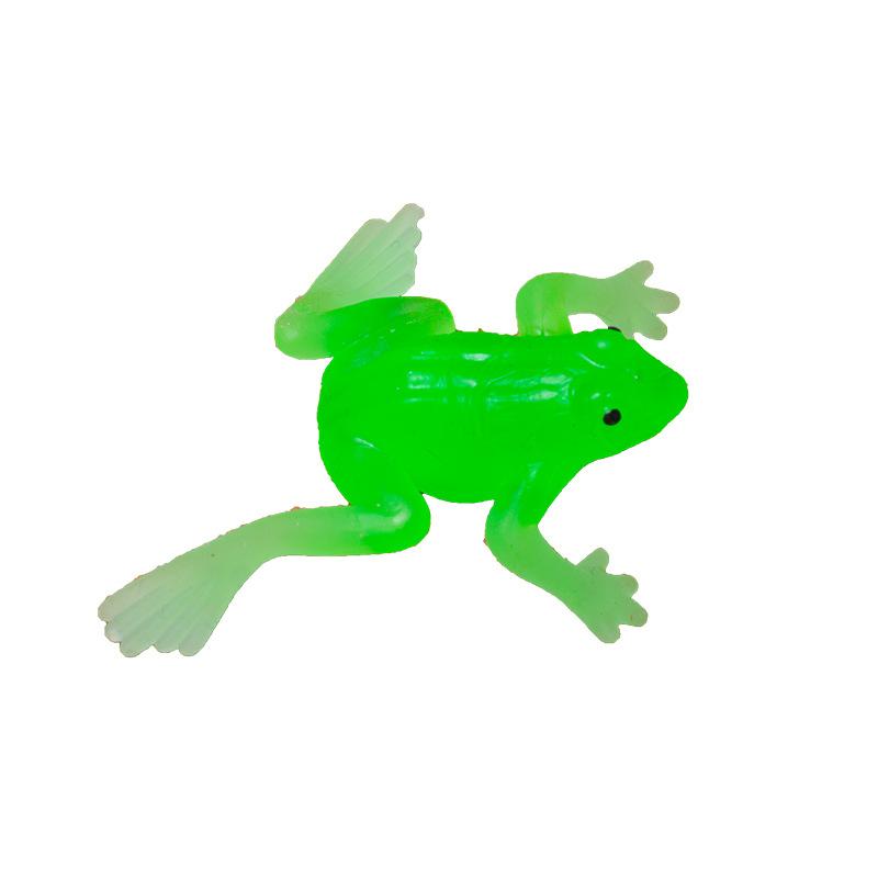 5 STÜCKE Parodie Simulation TPR Weichgummi Frosch Modell Tierspielzeug Durchscheinendes Froschornament Tricky Scary Squeeze Toys Kindergeschenke