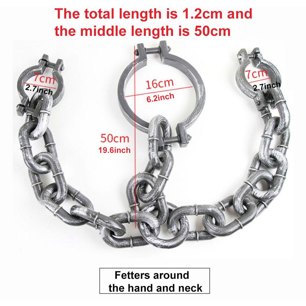 Halloween Plastic Simulation Chain Prisoner Decoration Haunted House Props