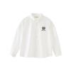 DAVE&BELLA Boys' Cotton White School Shirt