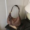 IELGY Ladies Messenger Bag Suede Fashion Retro Frosted Dumpling Bag