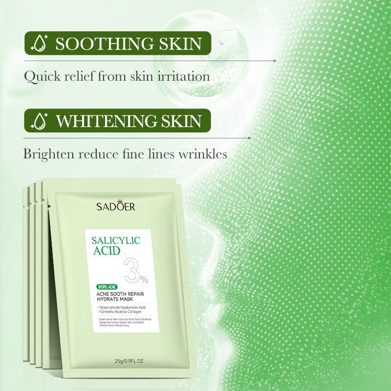Sadoer Nourishing Hydrating Mask With Salicylic Acid For Deep Hydration And Acne Repair 25g