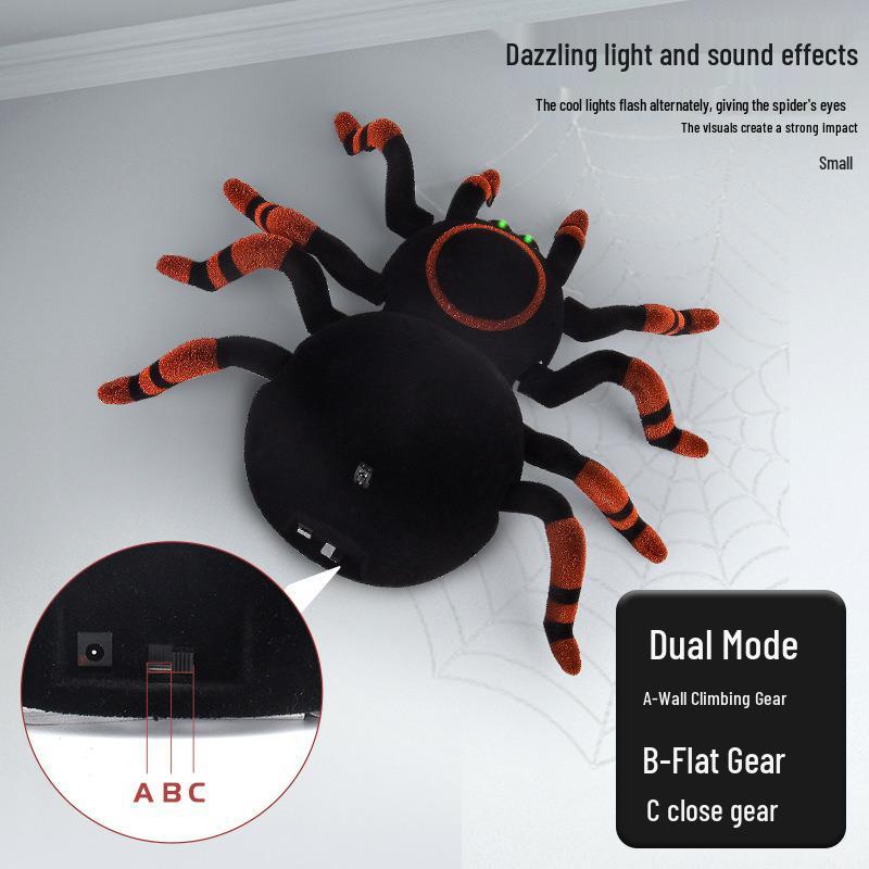 FY878 Wall-Climbing Spider RC Stunt Car with Lights - Halloween & Christmas Toy Gift