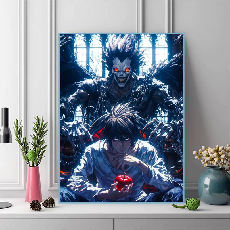 Death Note 100% Round Full Drill 5D DIY Diamond Painting Embroidery Cross Stitch Rhinestone Décor