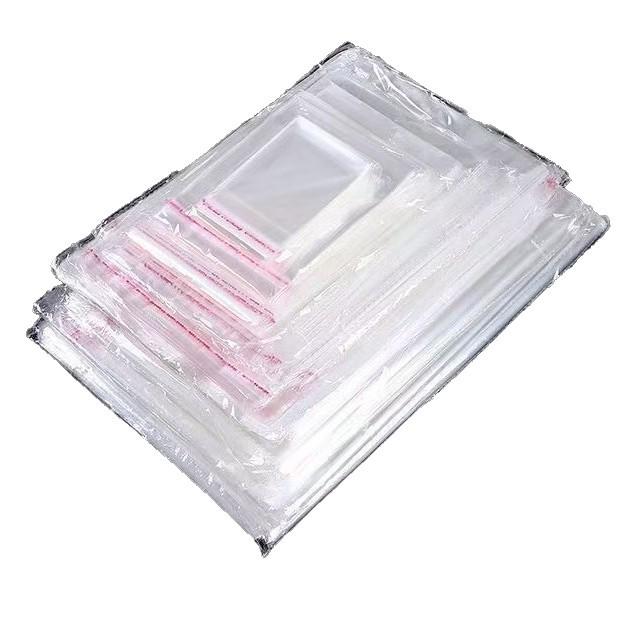 Transparent Self-Adhesive Flat OPP Bag with Card Header for Clothing Packaging