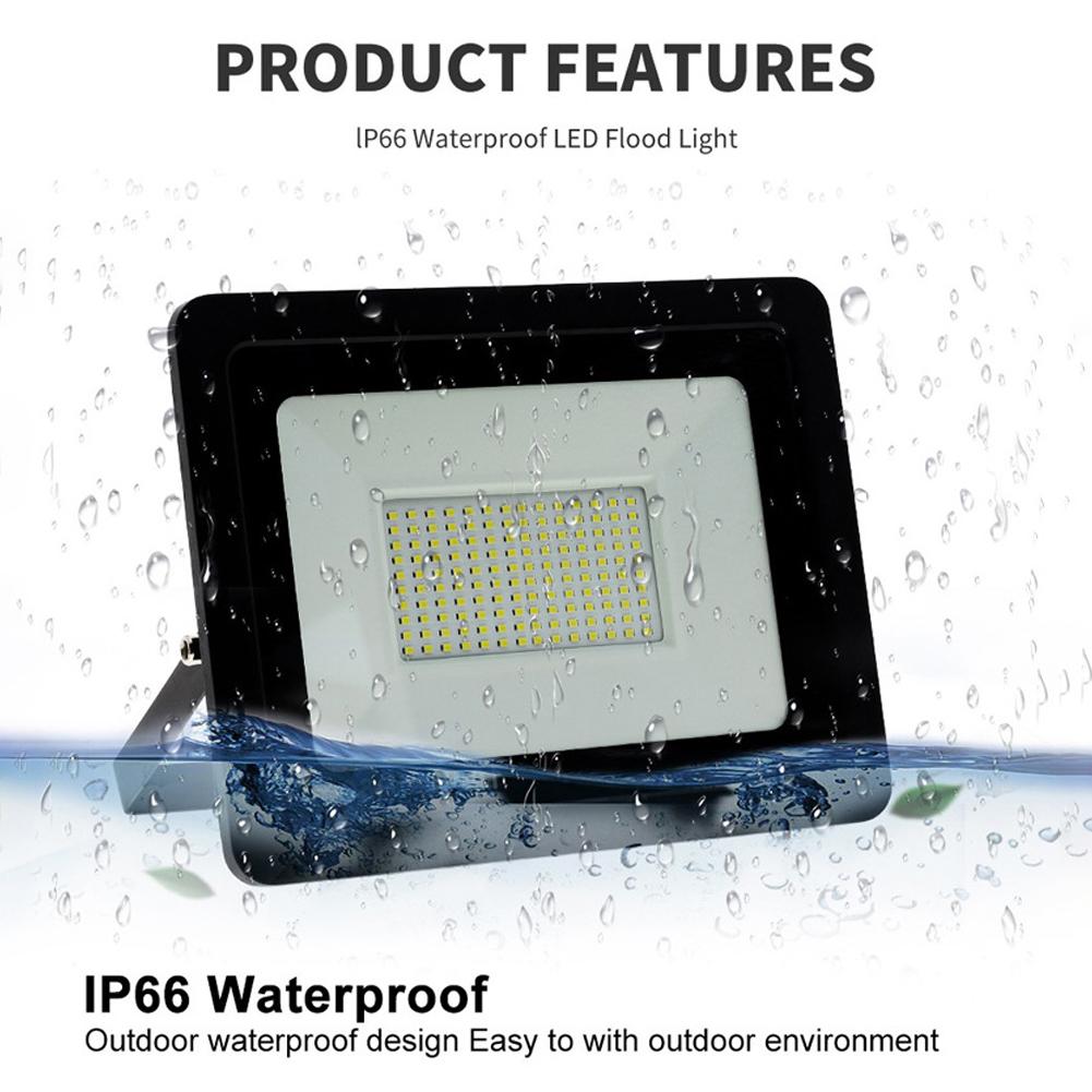 LED PIR Motion Sensor Floodlight Outdoor Wall Light White Light 50W 30W 20W 10W IP66 Waterproof LED Spotlight For Garden