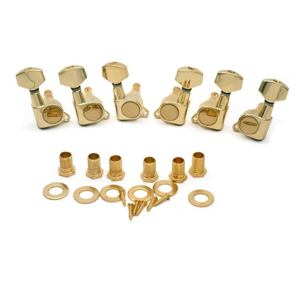 3L3R Configuration Classical Guitar Tuners Keys Totally Closed Locking Tuners  Stringed Instruments