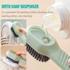 Multi Functional Liquid Shoe Brush, Household Press Type Liquid Shoe Washing Brush, Shoe Cleaning Tool,press Type Soft Bristle Clothing Cleaning Brush