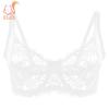 34-40 B/C Cup Plus Size Women Push Up Bra Lace Hollow Out Bralette Underwired Embroidery Lingerie Non-padded Sexy Underwear