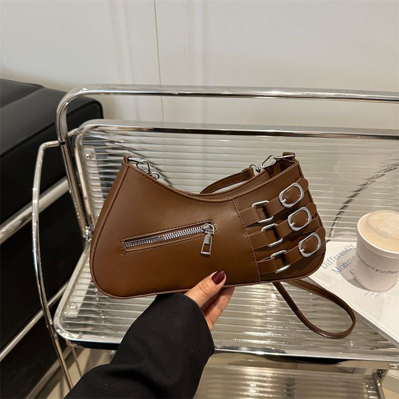 Fashionable and Casual Underarm Handbag for Women Stylish Luxury Design Female Shoulder Crossbody Bag AVE