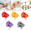 10 Pieces Wood Train Track Adapter, Learning Games