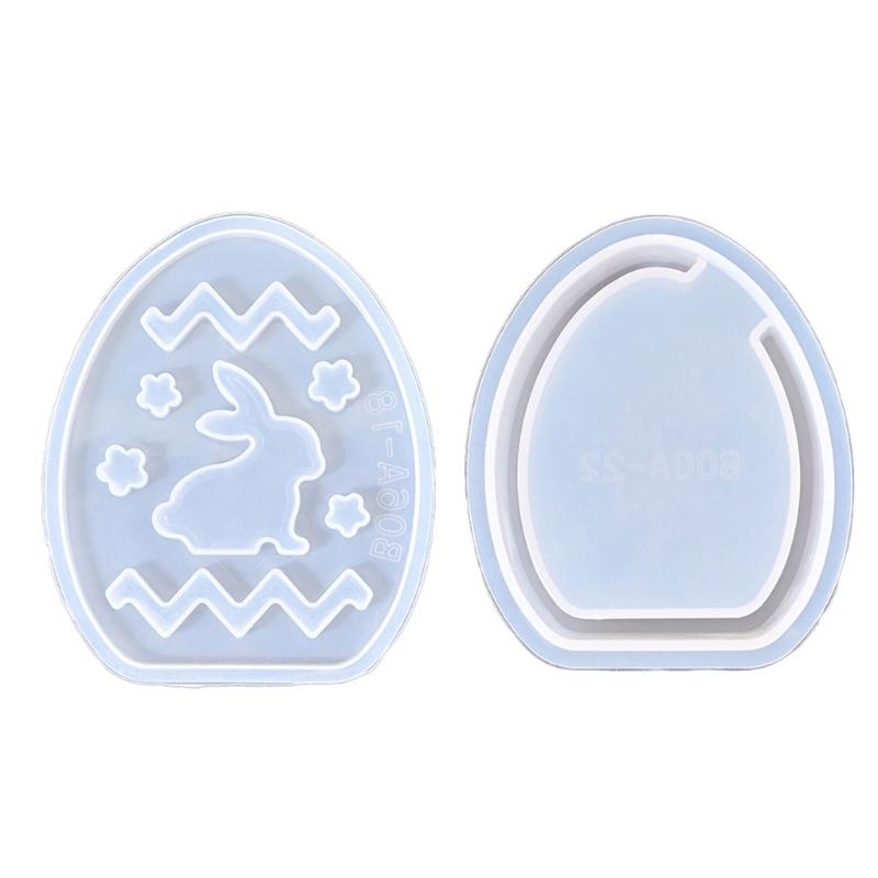 Hollowed Bunnies Silicone Candle Holder Molds for Making Tealight Holder Candle Stand Home Decoration Epoxy Resin Molds