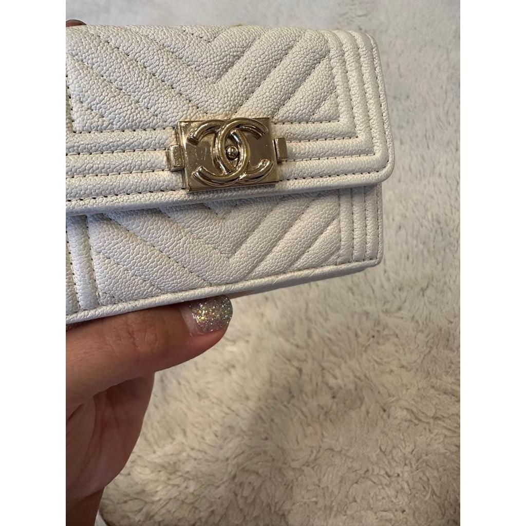 Used BOY CHANEL Bi-fold Wallet