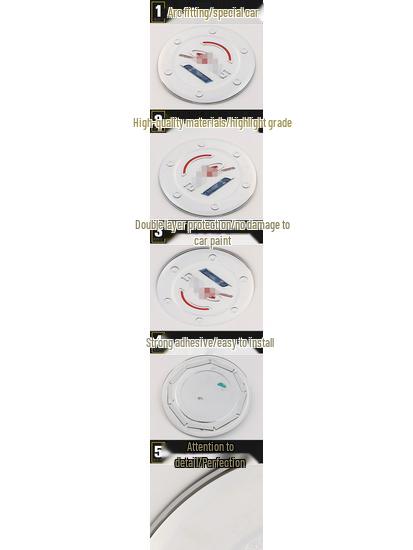 CS35 Fuel Tank Cap Protective Sticker: Anti-Scratch, Decorative Film for 13 CS35 Models