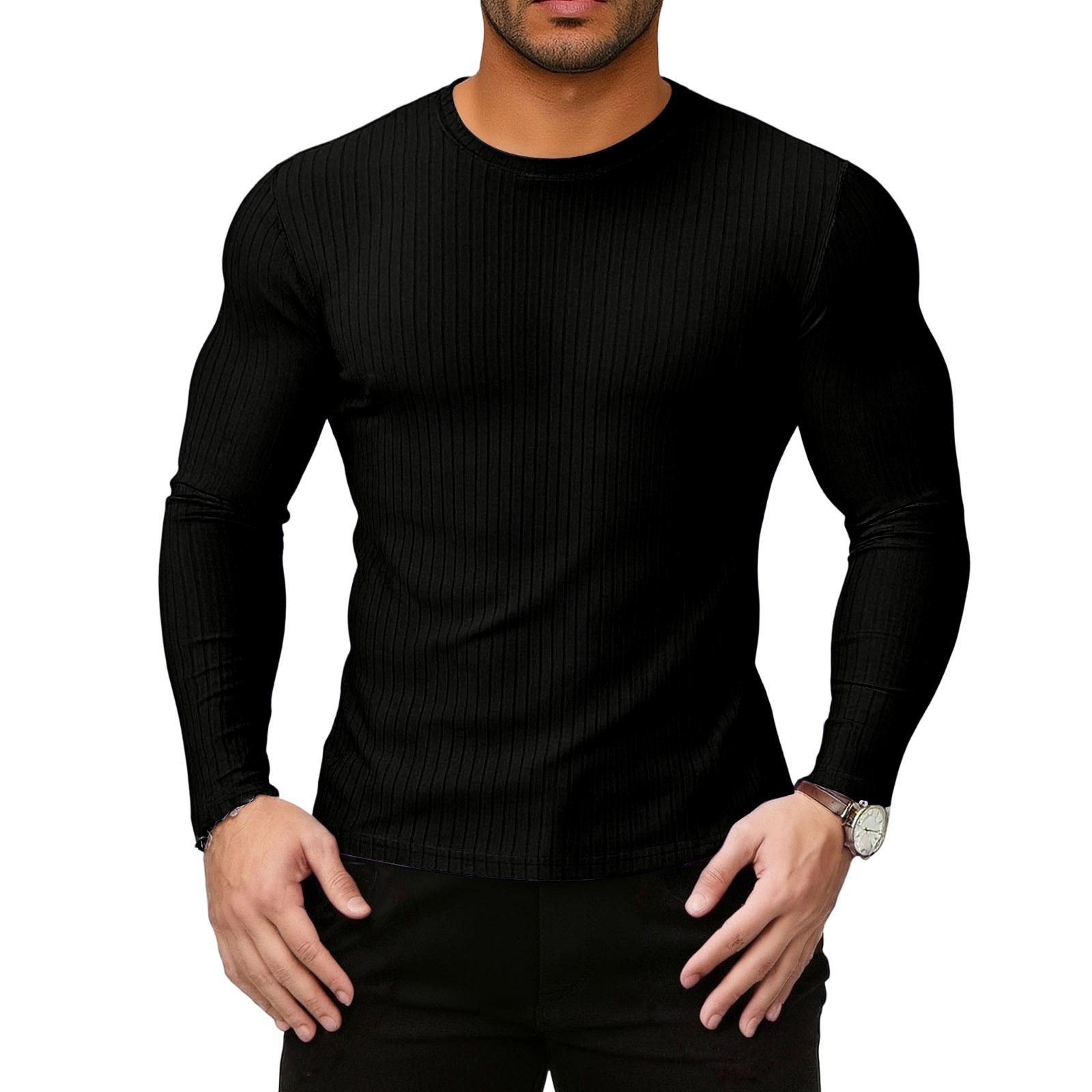 

Men s Leisure Fashion Monochrome Shirt Upper Garment L
