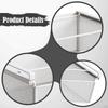 Extendable Storage Basket for under Shelves, Hanging Shelf Desks, Kitchen Tables, Bedroom