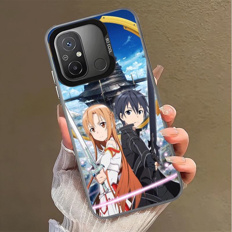 Sword Art Online Anime Shockproof Phone Case for Xiaomi Poco X7 X6 X5 X3 Pro F7 Ultra M8 Redmi 15C 15 14C 13C 12C 10C 13 12 10