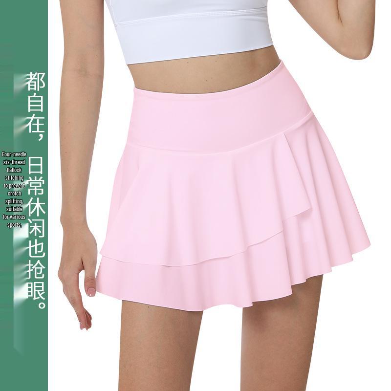 Women's Multi-Sport Skort: Double Layer for Tennis, Badminton, Running, Yoga, Golf, and Fitness.