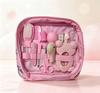 Cloth Baby 13piece Set Care Bag Nasal Aspirator Nail Clipper Cartoon Design Daily Cleaning Essentials