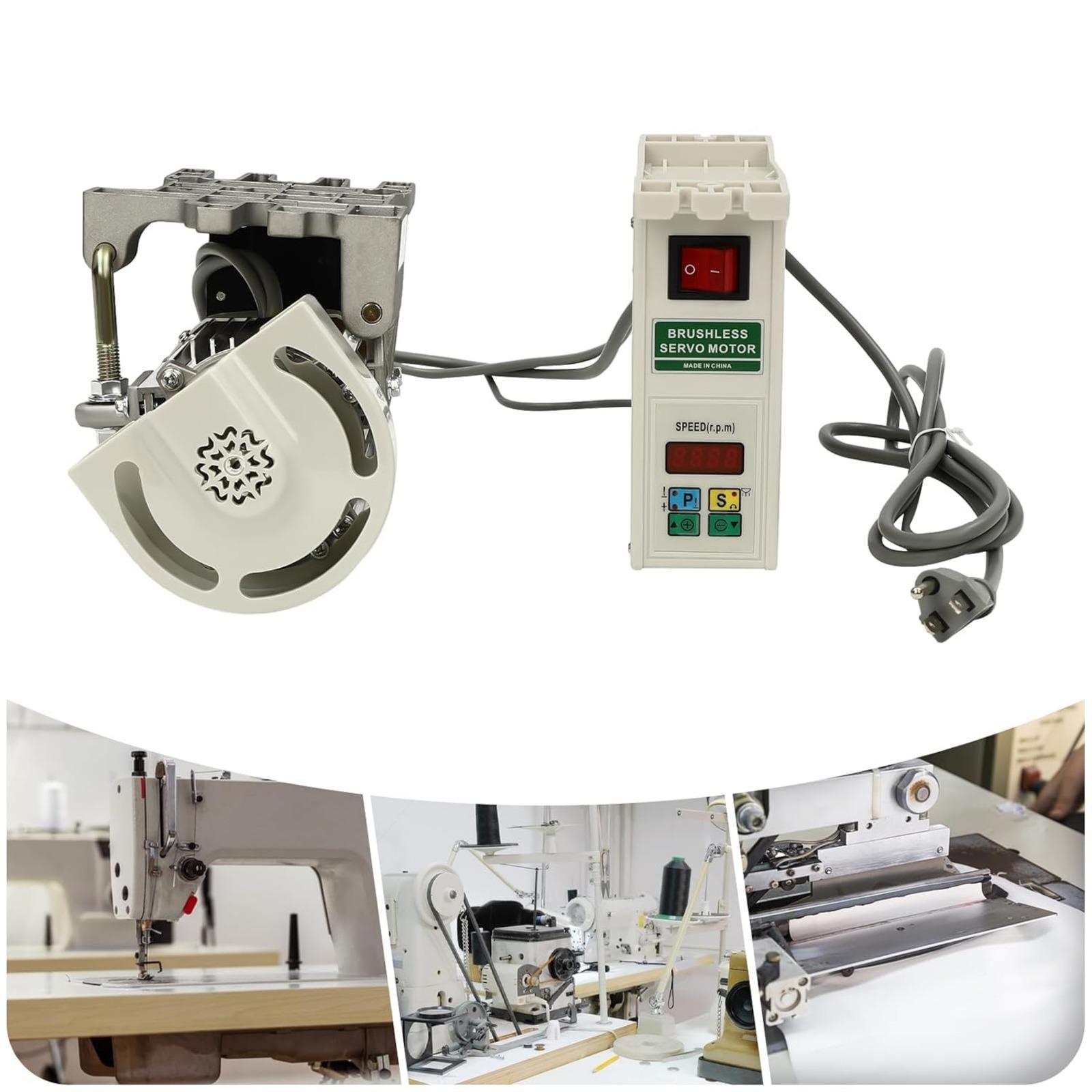 

Промышленный электрический бесщеточный сервомотор для швейной машины, 500-4500 об/мин регулируемый, малошумные детали швейной машины с контроллером