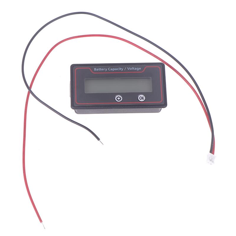 Car Battery Charge Level Indicator 12V 24V 36V 48V 60V 72V Lithium Battery Capacity Meter Tester Display Led Tester Voltmeter
