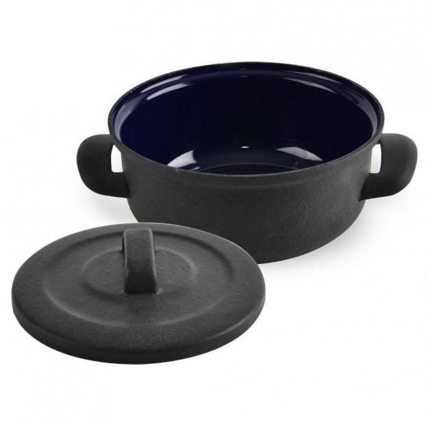 

Кастрюля стальная с крышкой BELIS CAST-IRON POT BLACK 4 л