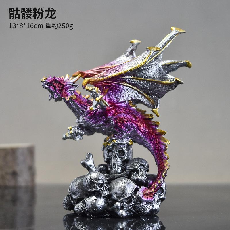 Cute Mythology Animal Statue Cerberus Dragon Griffin Ouroboros Dragon Eggs Resin Figurines Desktop Ornament Home Decorative