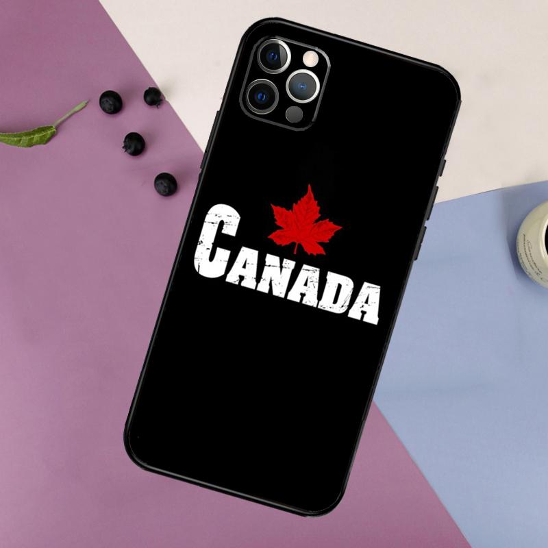 Canada Canadian Flag Phone Case For iPhone 17 16 15 14 11 12 13 Pro Max Plus 12 13 Mini 16e 17 Air Bumper Cover