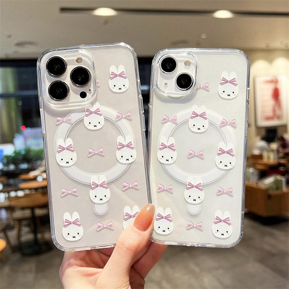 Magnetic Phone Case for iPhone 12 14 16 17 Pro 17 16 15 14 13 12 Pro Max  12 13 14 15  16 High Quality Shockproof Shell Full Protection Cute Style
