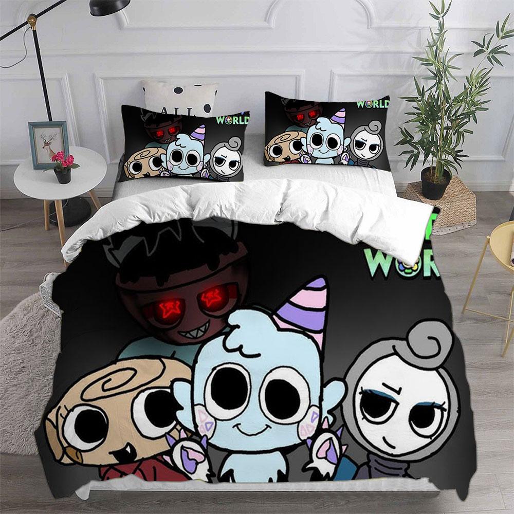 Dandy's World Bedding Sets Bed Cover Comforter Duvet Cover Pillow Case 2-3 Pieces Sets Teenagers Children's Gifts
