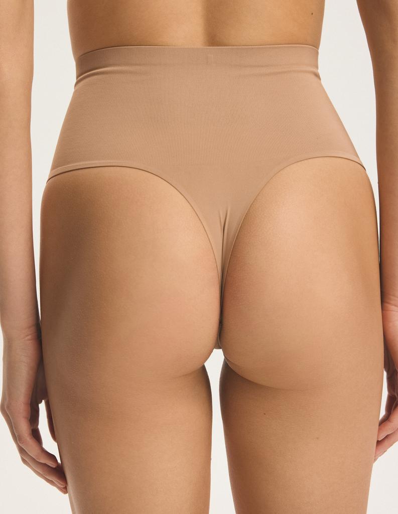 Seamless Esotiq High Waist Thong Shaping Panties